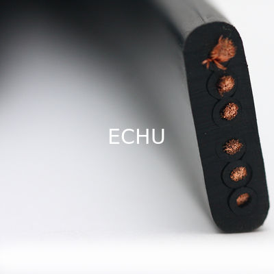 Good price Плоский гибкий проезжающий кабель для крана или конвейера в черном цвете 450/750В онлайн