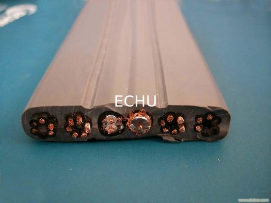 Good price ECHU Flat Flexible Traveling Cable for Elevator с сертификатом CE TVVBP24x0.75+1x2Px0.75+TV со специальным PVC-жакетом онлайн