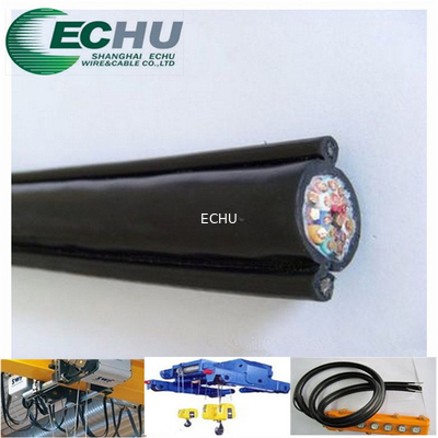 Good price ECHU Гибкий передвижной кабель Подвесный кабель RVV ((1G) /RVV ((2G) черного цвета онлайн